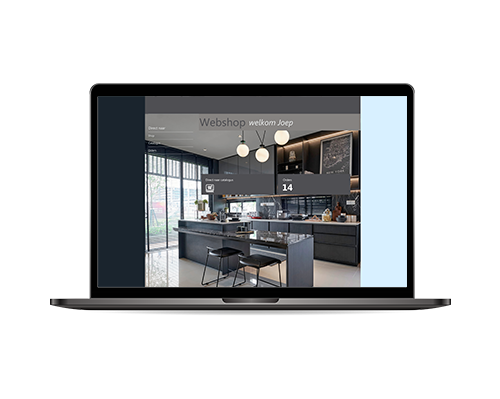 B2B webshop dashboard