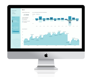 Power BI voor Exact Globe Quercis Cube - Bank (Miniatuur)