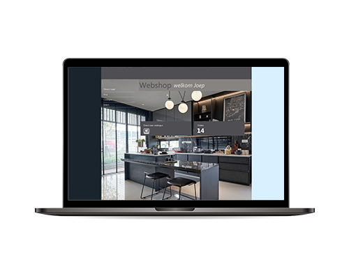 B2B webshop dashboard