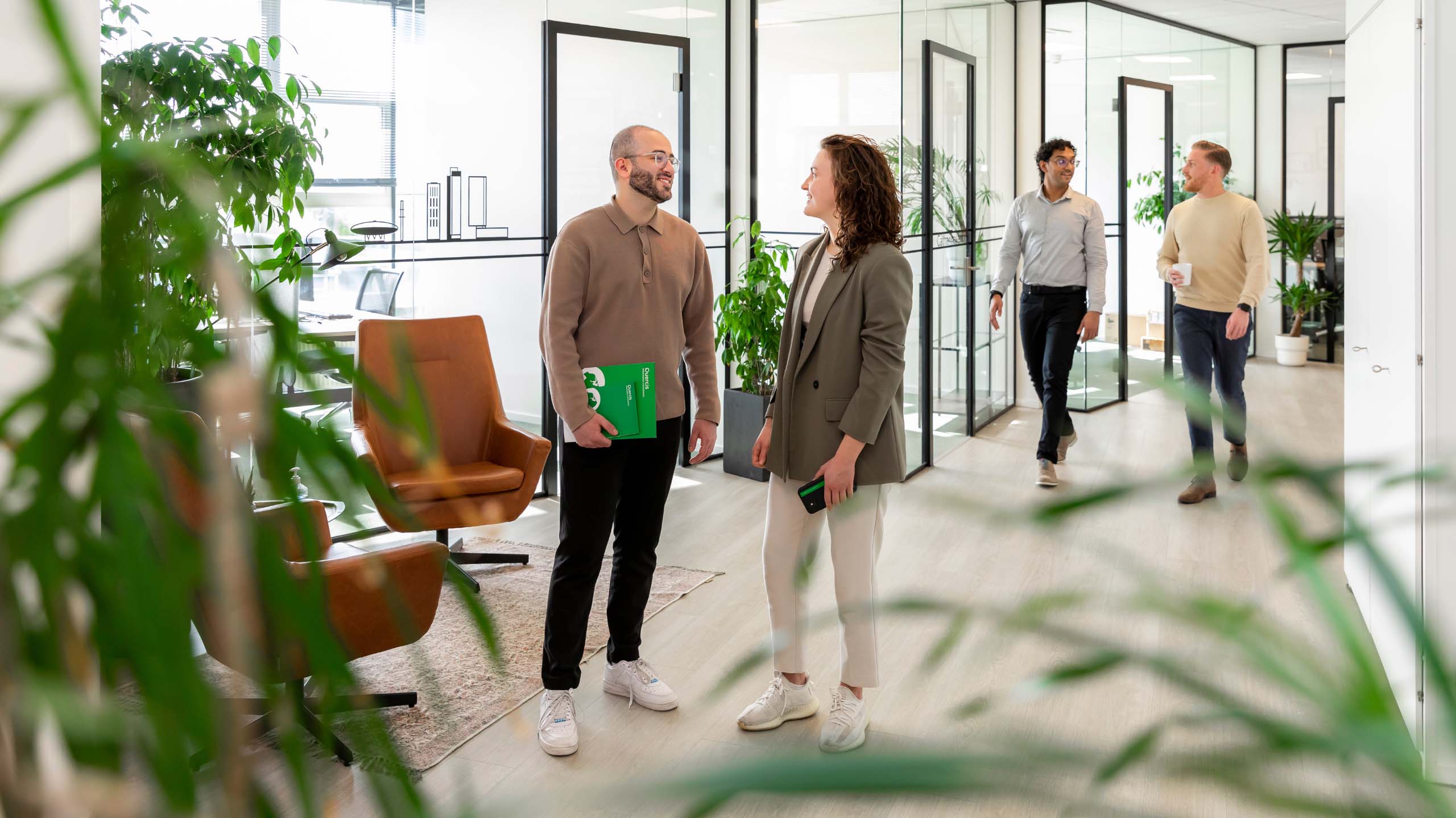 Overleg gang kantoor Quercis